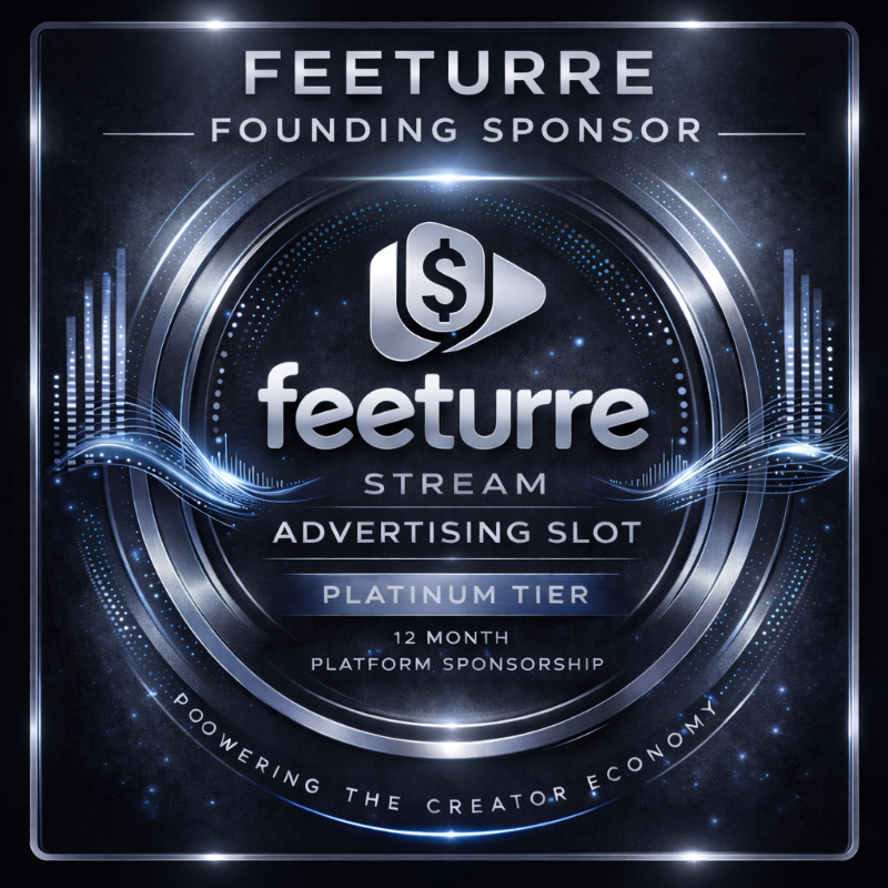Feeturre Platinum Sponsor — Stream Advertisement License