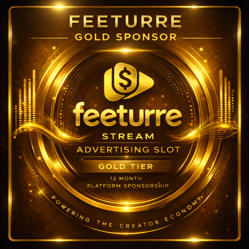 Feeturre Gold Sponsor — Stream Banner Advertising License